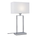 Cottex - Lampa stołowa KENSINGTON 1xE14/40W/230V srebrna