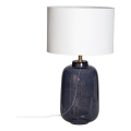Cottex - Lampka stołowa BLAKE 1xE27/8W/230V niebieska