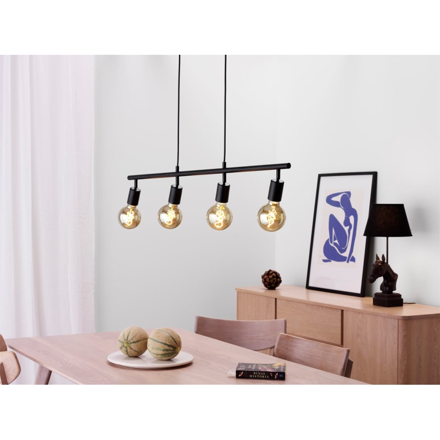 Cottex - Żyrandol na linkach ARC 4xE27/60W/230V