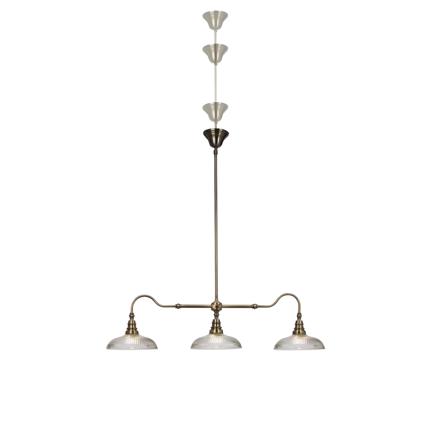 Cottex - Żyrandol na pręcie SNOOKER 3xE27/60W/230V