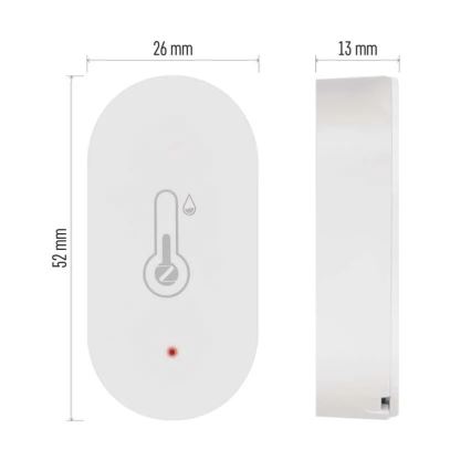 Cyfrowy bezprzewodowy termometr GoSmart 1×CR2032