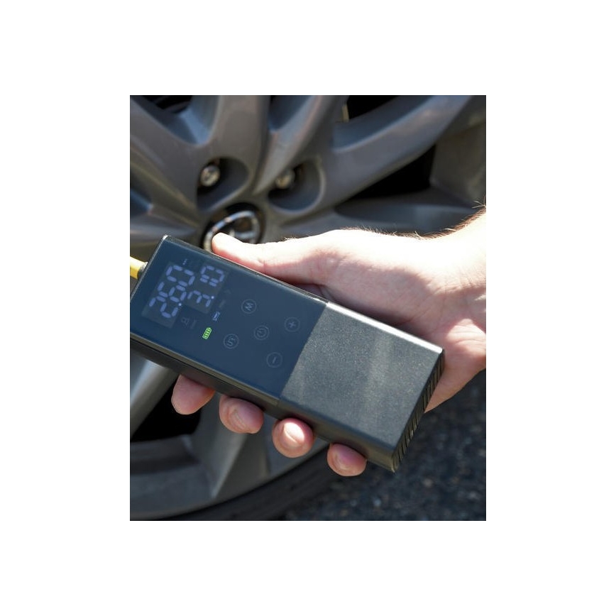 Cyfrowy kompresor kieszonkowy 4000 mAh 5V czarny