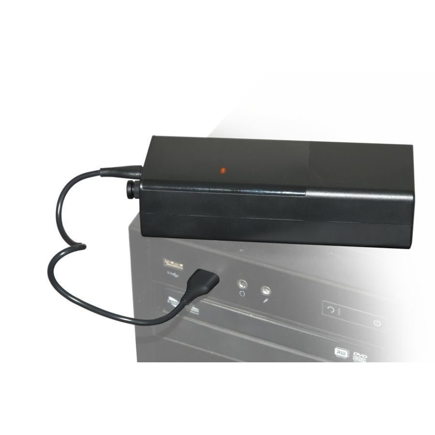 Cyfrowy kompresor kieszonkowy 4000 mAh 5V czarny