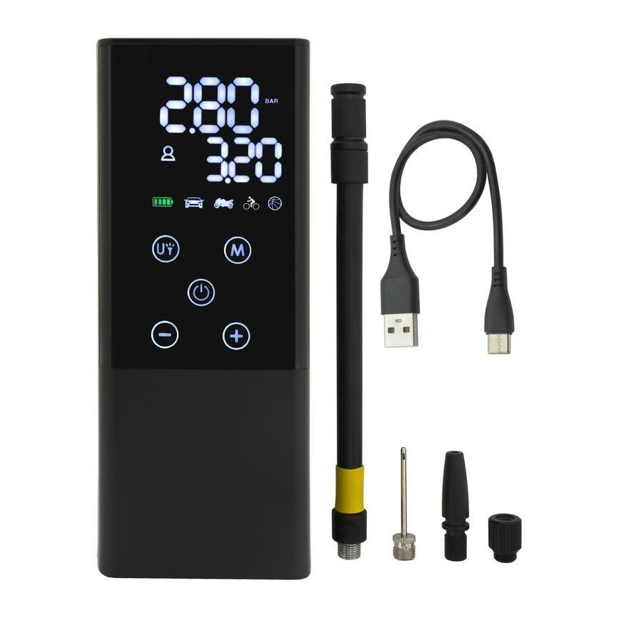 Cyfrowy kompresor kieszonkowy 4000 mAh 5V czarny