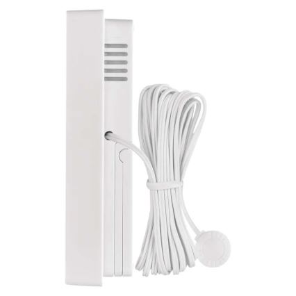 Cyfrowy termometr z higrometrem 2xAAA biały