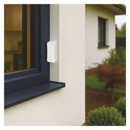 Cyfrowy termometr z higrometrem 2xAAA biały