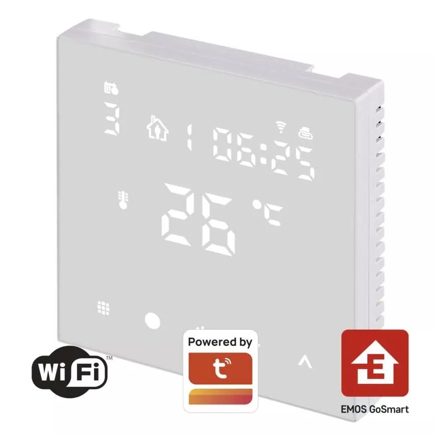 Cyfrowy termostat do ogrzewania podłogowego GoSmart 230V/16A Wi-Fi Tuya