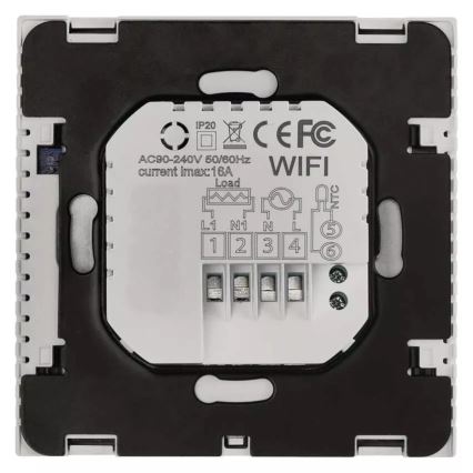 Cyfrowy termostat do ogrzewania podłogowego GoSmart 230V/16A Wi-Fi Tuya