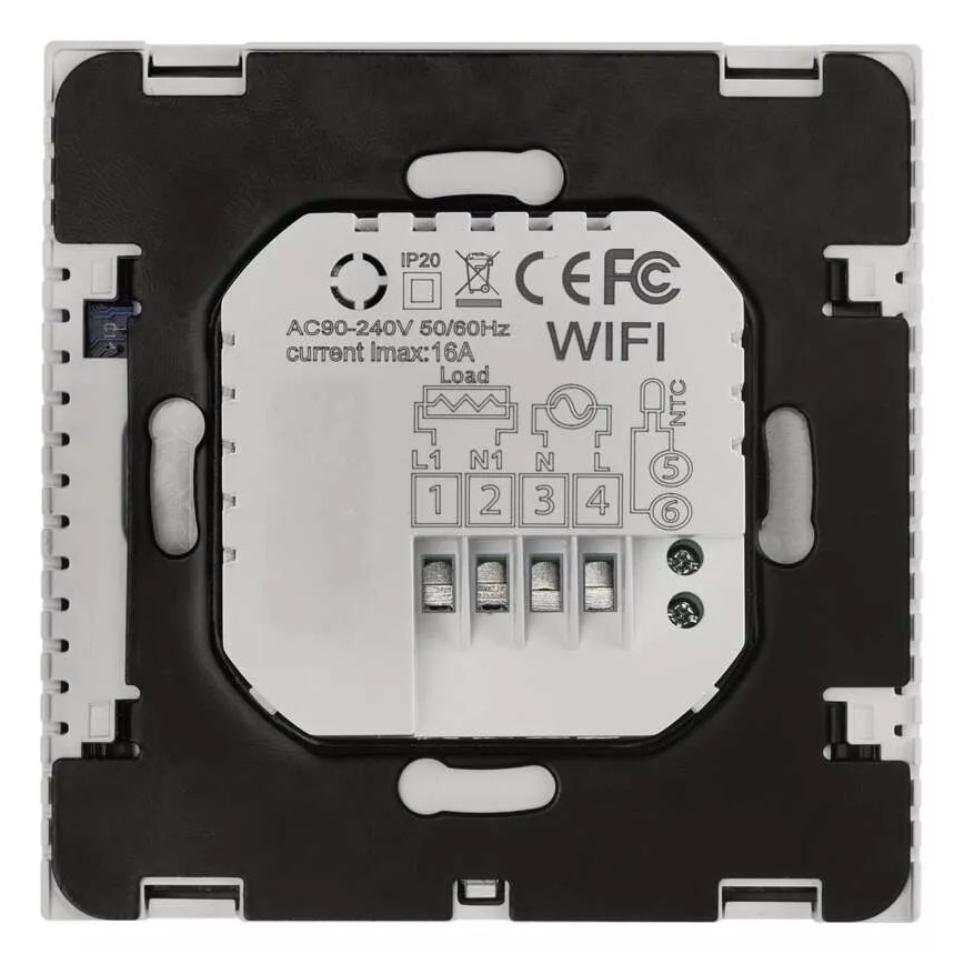 Cyfrowy termostat do ogrzewania podłogowego GoSmart 230V/16A Wi-Fi Tuya