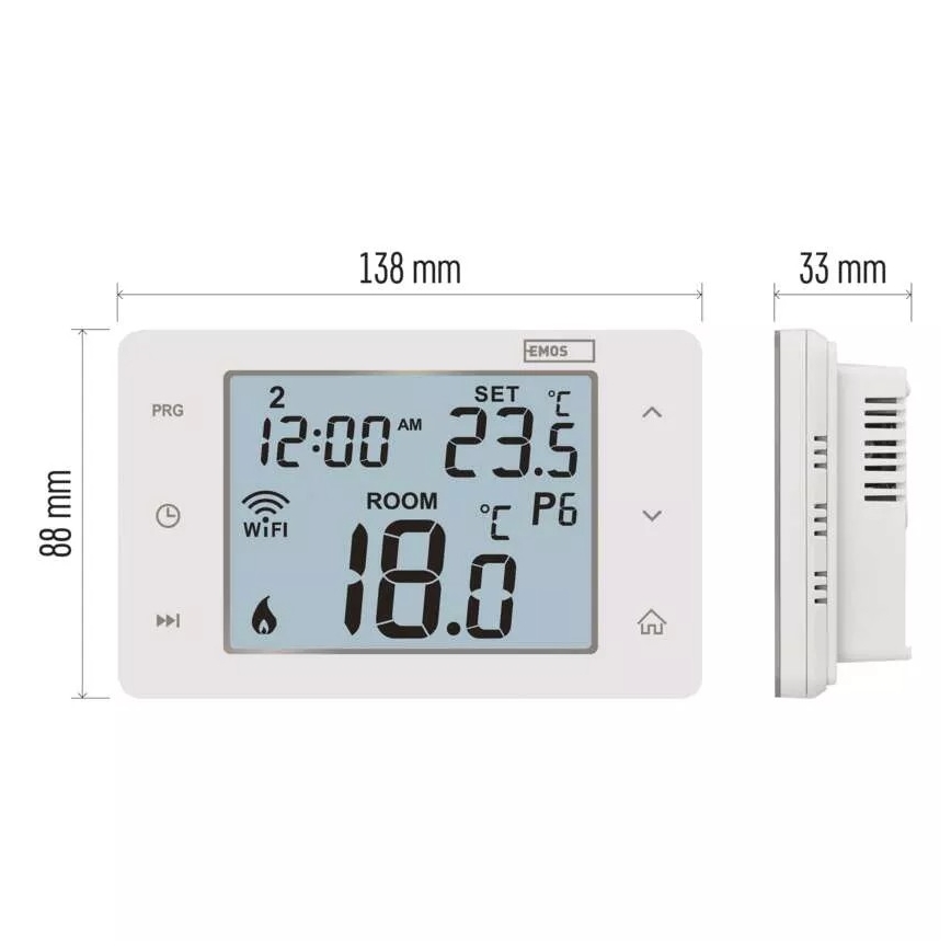 Cyfrowy termostat GoSmart 230V/6A