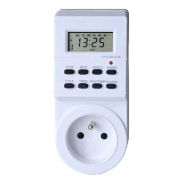 Cyfrowy tygodniowy timer 16A/230V 200 mAh
