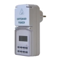 Cyfrowy zewnętrzny tygodniowy timer 16A/230V IP44 200 mAh