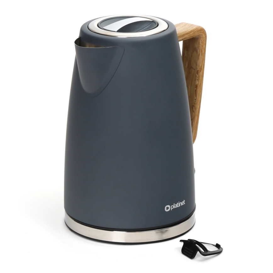 Czajnik 1,7 l 2400W/230V stal nierdzewna/szary