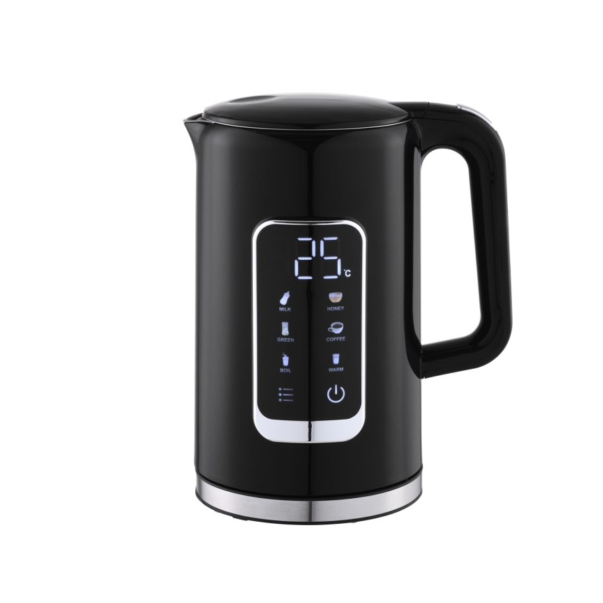 Czajnik z wyświetlaczem LCD 1,7 l 2200W/230V czarny + kubek podróżny 450 ml