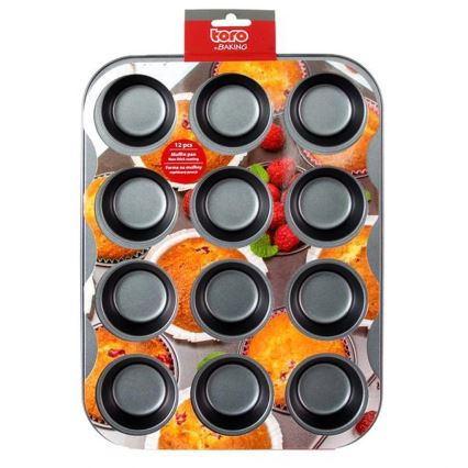 Czarna forma do muffinek TORO