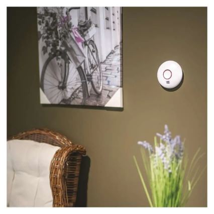 Czujka dymu zasilana 2× bateriami AA