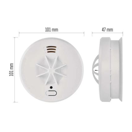 Czujka pożarowa 1x9V