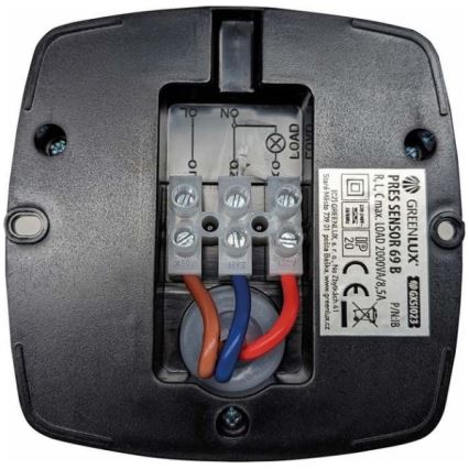 Czujnik obecności PRES SENSOR 2000W czarny