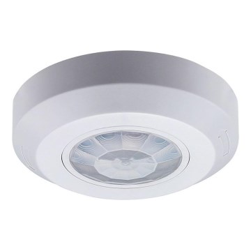 Czujnik ruchu na podczerwień 360° 200W/230V biały