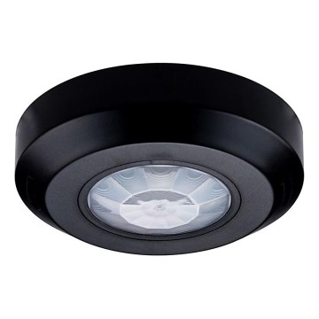 Czujnik ruchu na podczerwień 360° 200W/230V czarne