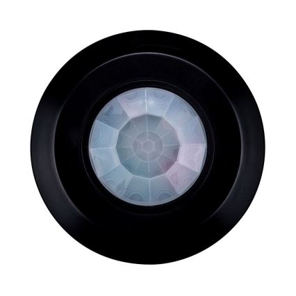 Czujnik ruchu na podczerwień 360° 200W/230V czarne
