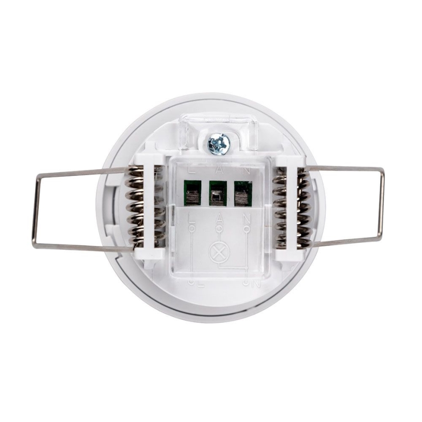 Czujnik ruchu na sufit PIR 360° 400W/230V biały