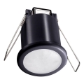 Czujnik ruchu na sufit PIR 360° 400W/230V czarny