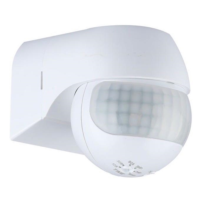 Czujnik ruchu PIR 180° 800W/230V IP44 biały