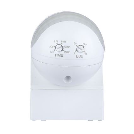 Czujnik ruchu PIR 180° 800W/230V IP44 biały