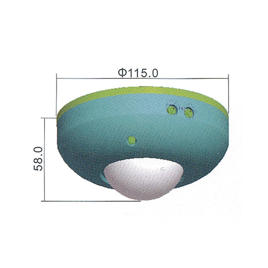 Czujnik ruchu PIR B 360° 1200W/230V biały