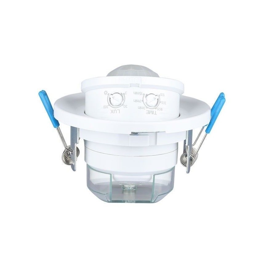 Czujnik ruchu wpuszczany PIR 360° 400W/230V biały