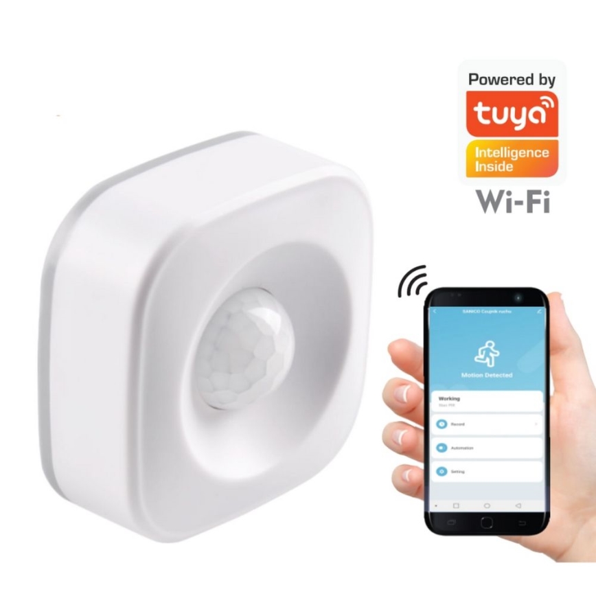 Czujnik tuchu PIR 3xAAA/1,5V Wi-Fi Tuya