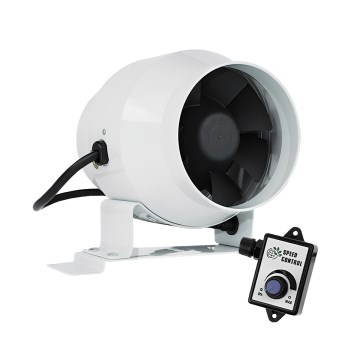 Dalap 24MF100 - Wentylator kanałowy z energooszczędnym silnikiem i regulatorem obrotów MF 100 EC 18W/230V