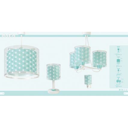 Dalber 41007H - Żyrandol dziecięcy DOTS 3xE27/60W/230V