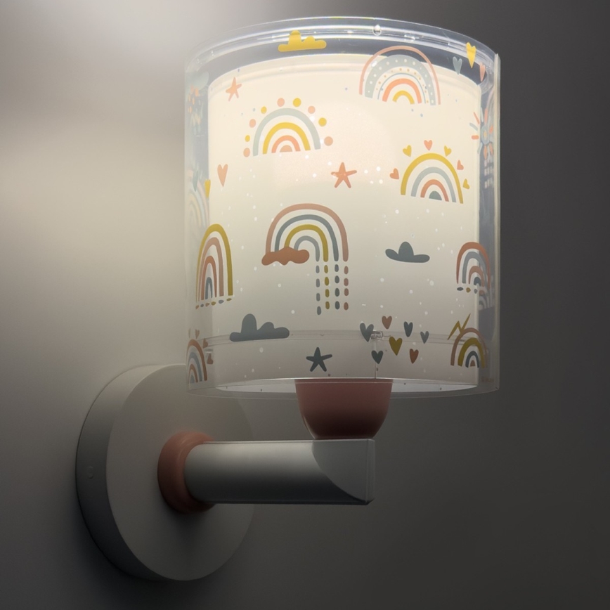 Dalber 41199 - Dziecięcy kinkiet RAINBOW 1xE27/15W/230V wielokolorowy