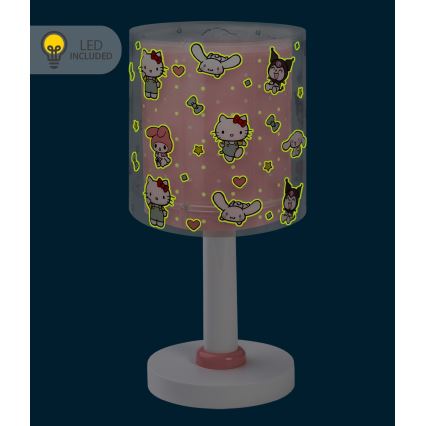 Dalber 41251 - LED lampka dziecięca HELLO KITTY&FRIENDS 1xG4/4W/230V różowa