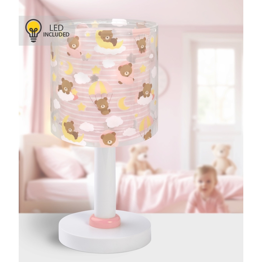 Dalber 41571S - Lampka dziecięca LED BABY TEDDY 1xG4/4W/230V różowa