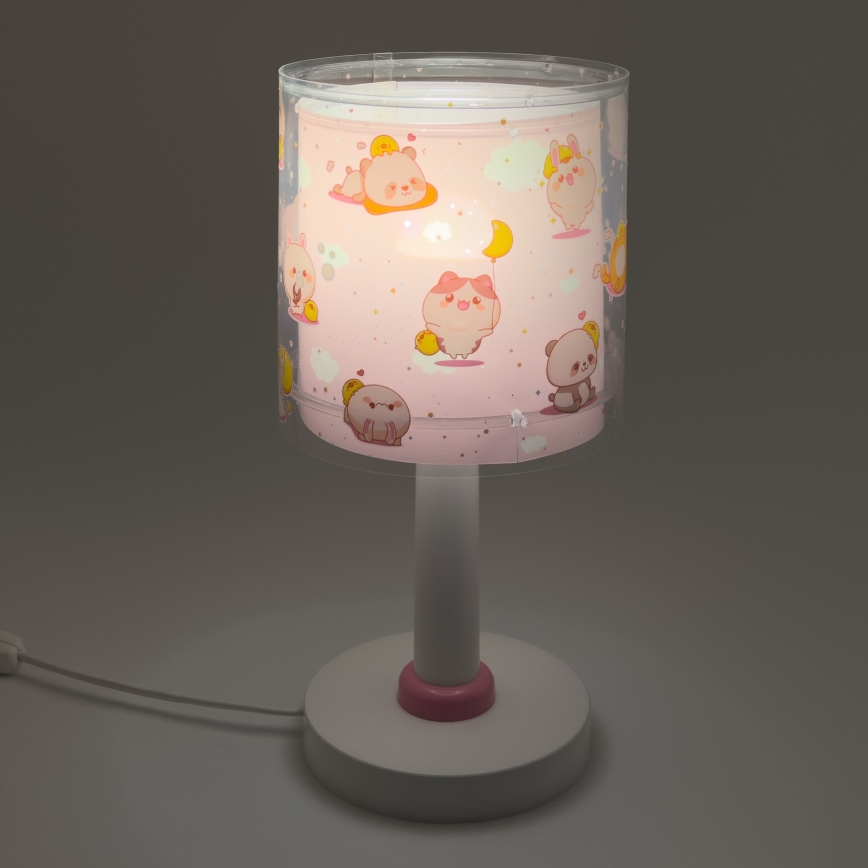 Dalber 41761S - LED lampka dziecięca KAWAII FRIENDS 1xG4/4W/230V różowa