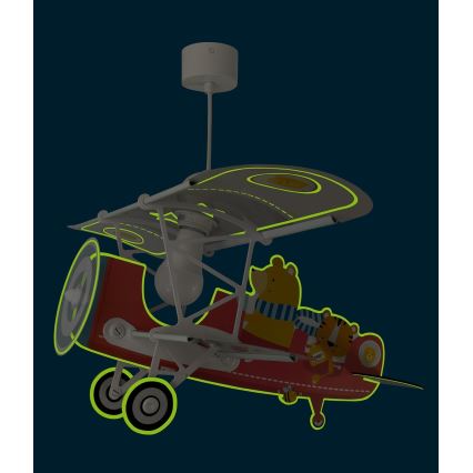 Dalber 54572 - Dziecięcy żyrandol LITTLE TEDDY 1xE27/15W/230V