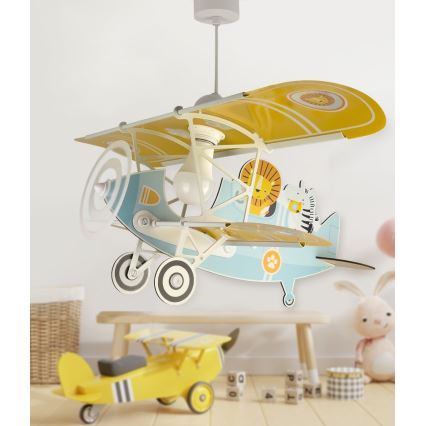 Dalber 54602 - Dziecięcy żyrandol LITTLE LION 1xE27/15W/230V