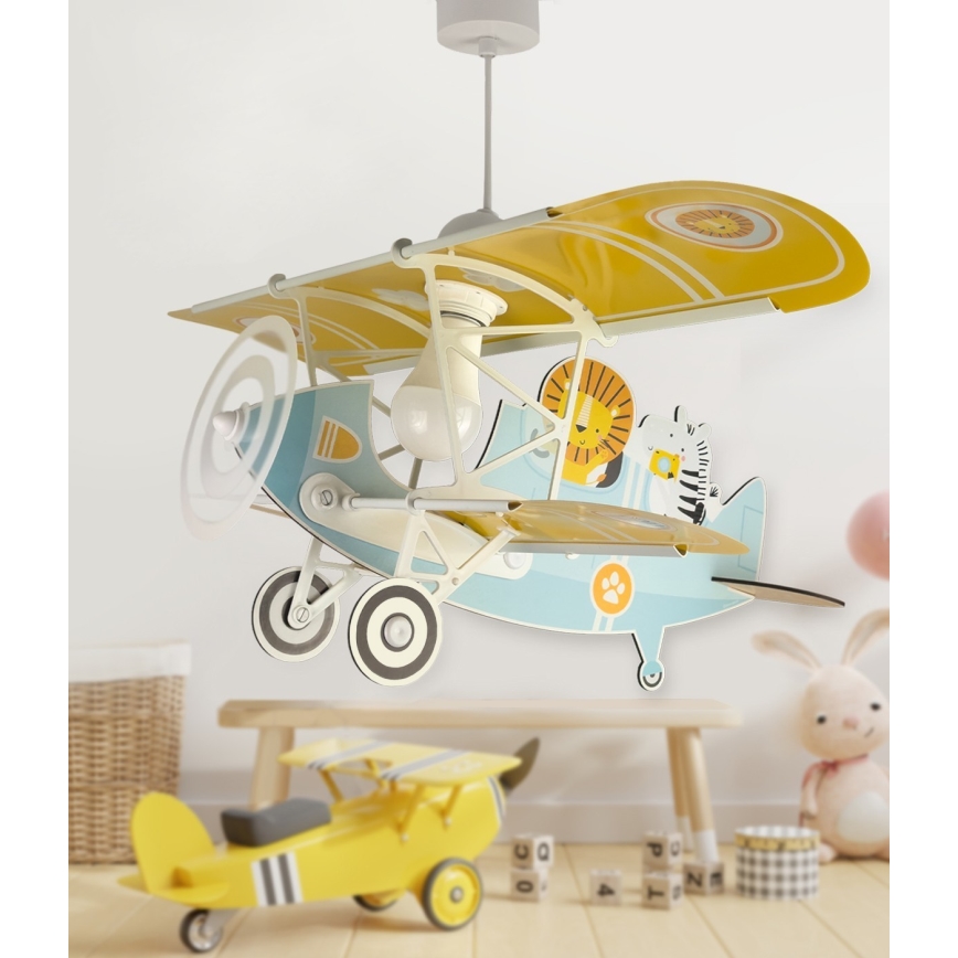 Dalber 54602 - Dziecięcy żyrandol LITTLE LION 1xE27/15W/230V