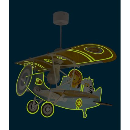 Dalber 54602 - Dziecięcy żyrandol LITTLE LION 1xE27/15W/230V