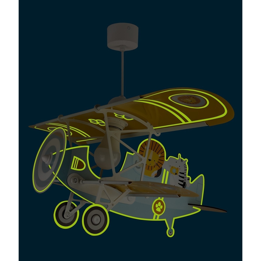 Dalber 54602 - Dziecięcy żyrandol LITTLE LION 1xE27/15W/230V