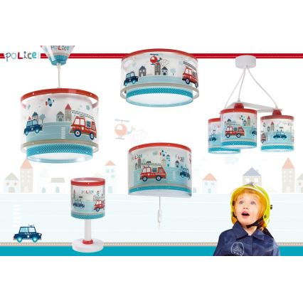 Dalber 60611N - Lampka dziecięca LED POLICE 1xG4/4W/230V wielobarwna