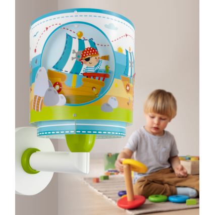 Dalber 60659 - Kinkiet dziecięcy PIRATE ISLAND 1xE27/15W/230V