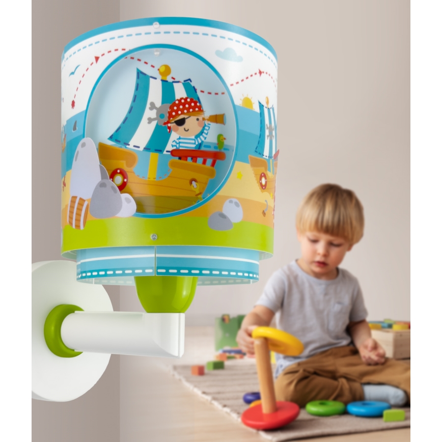 Dalber 60659 - Kinkiet dziecięcy PIRATE ISLAND 1xE27/15W/230V