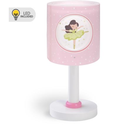 Dalber 60911 - LED lampka dziecięca PRINCESS DANCE 1xG4/4W/230V różowa