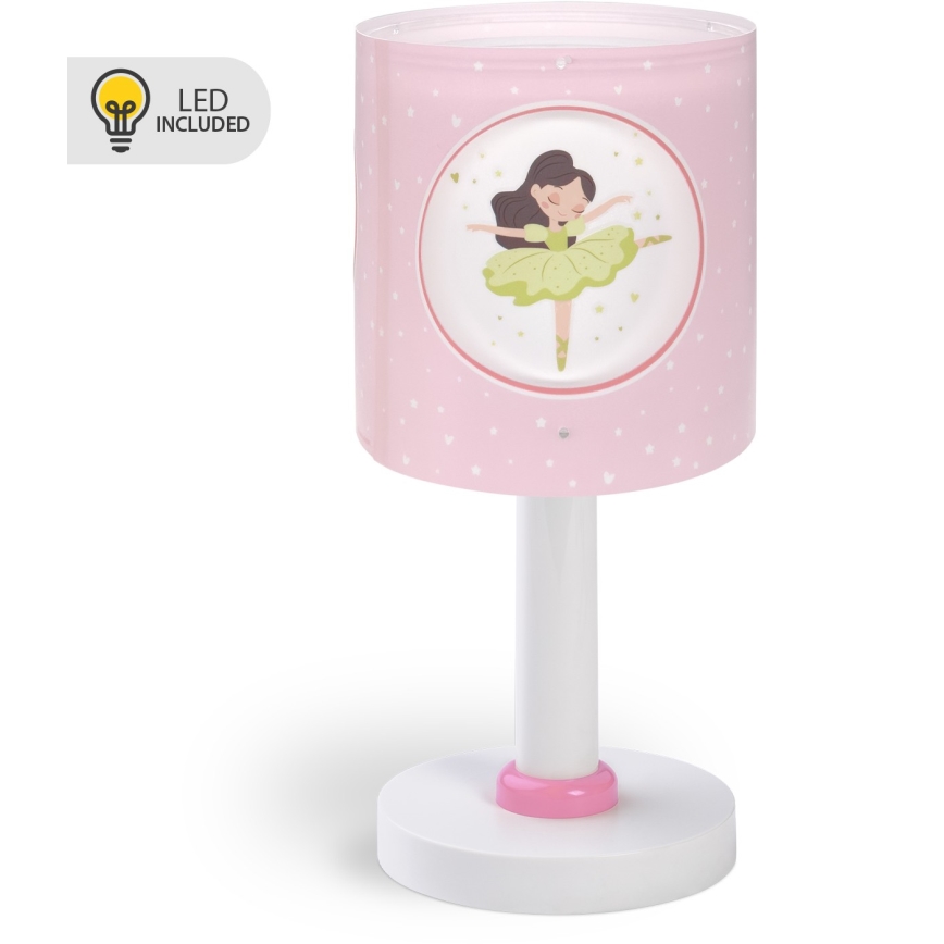 Dalber 60911 - LED lampka dziecięca PRINCESS DANCE 1xG4/4W/230V różowa