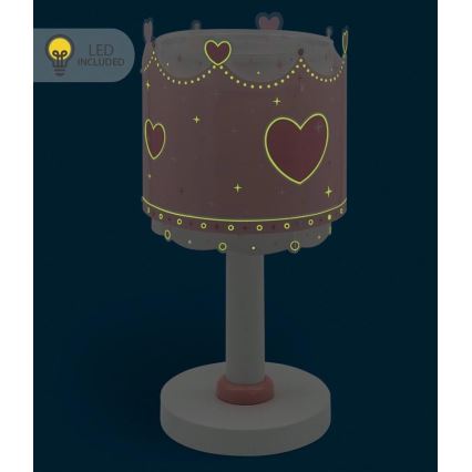 Dalber 61101N - Lampka dziecięca LED LITTLE QUEEN 1xG4/4W/230V różowa