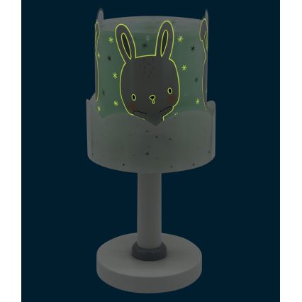 Dalber 61151H - Lampka dziecięca BUNNY 1xE14/40W/230V zielona